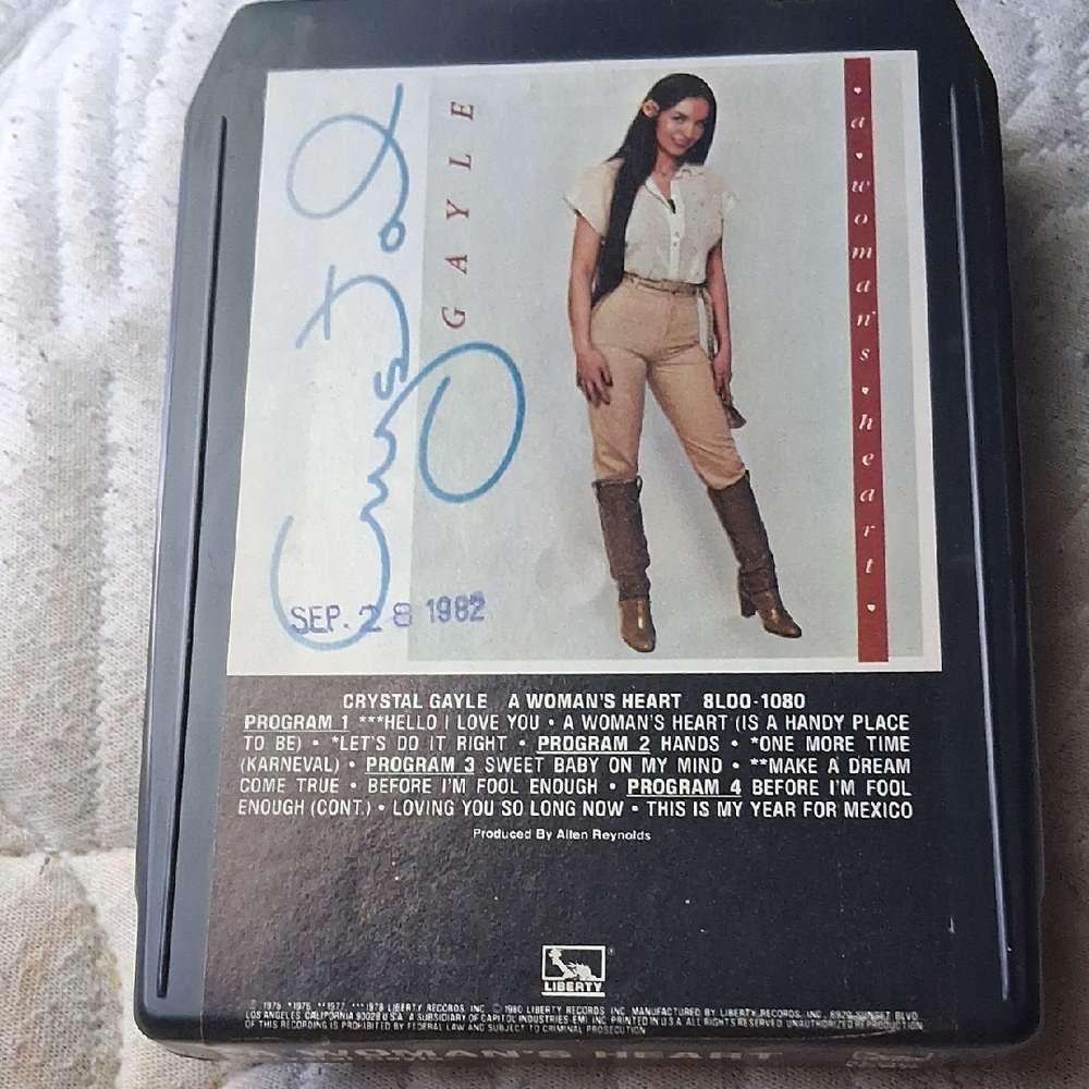 8-TRACK crystal Gayle